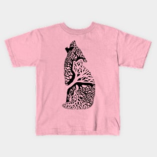 Wolf Tree Kids T-Shirt